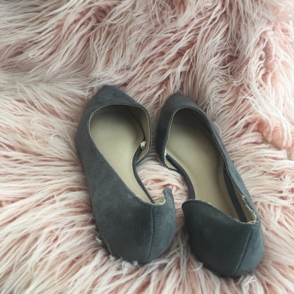 Mossimo Supply Co. Grey Flats - Picture 2 of 2